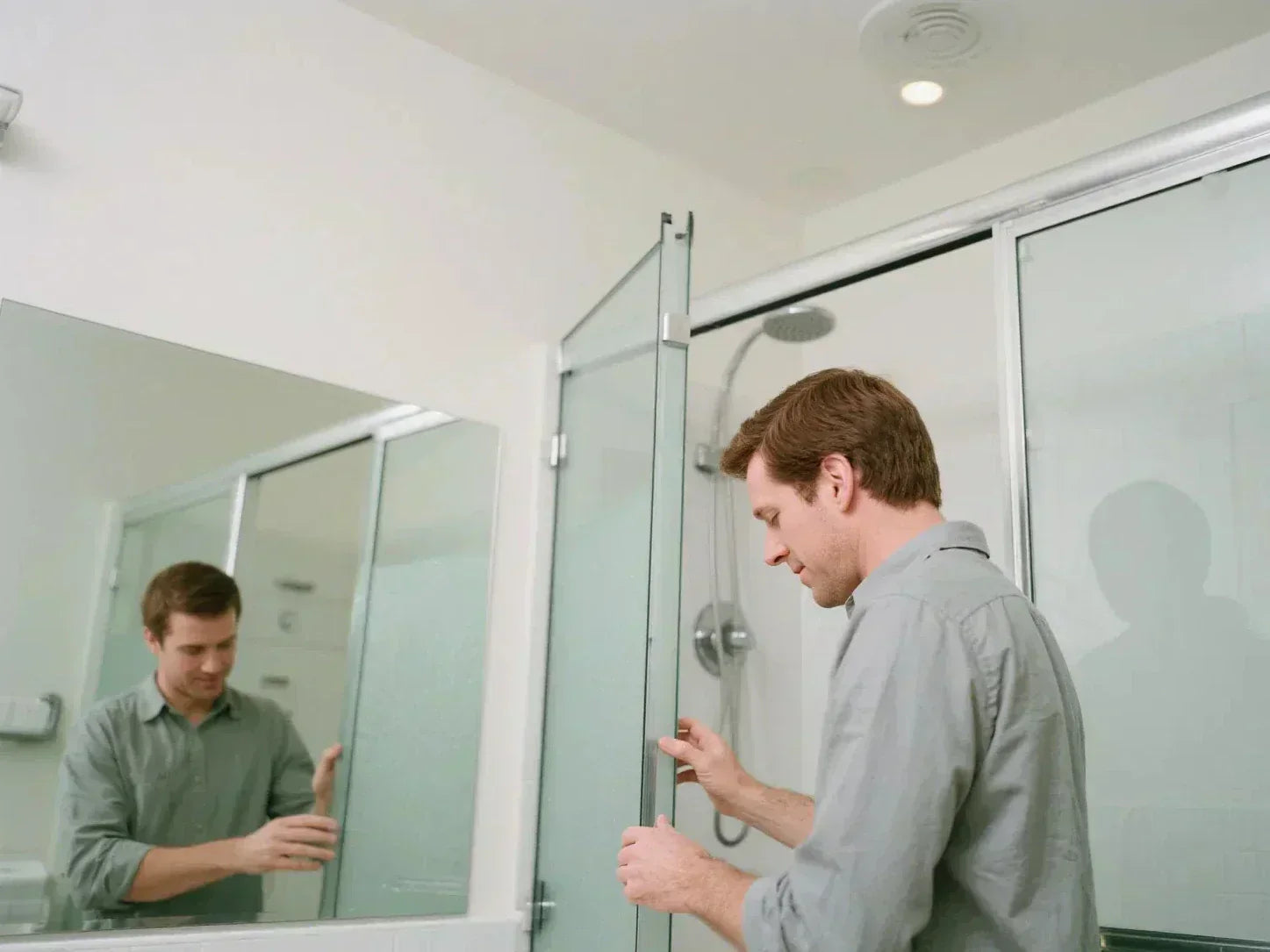 bifold shower door