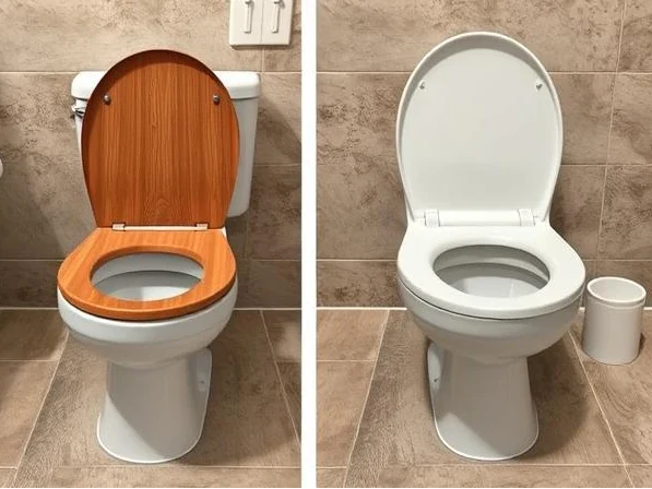 wood vs plastic toilet seat