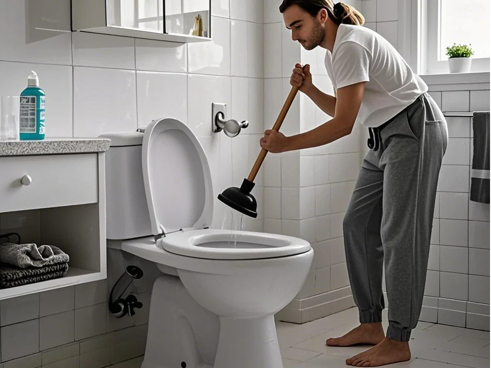 how to plunge toilet