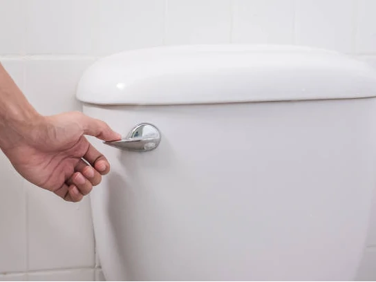 changing handle on toilet