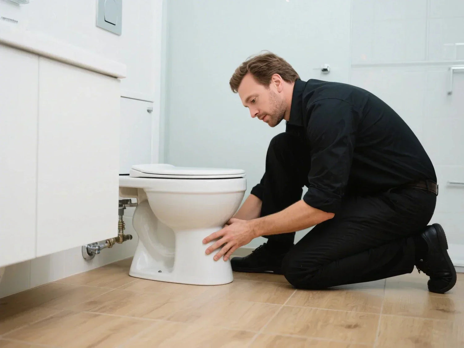 how to change a toilet