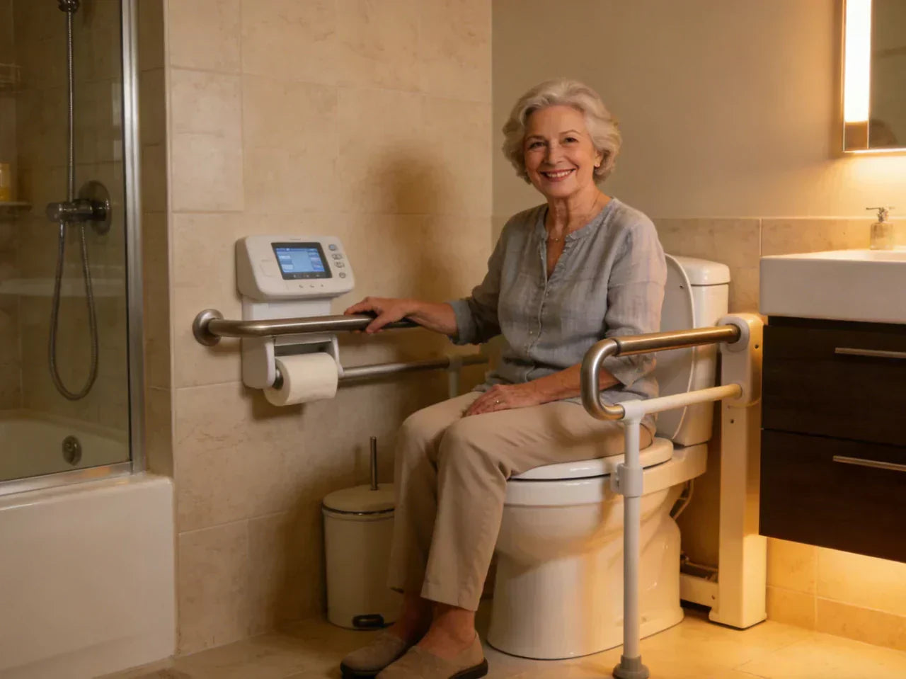 ada compliant smart toilet