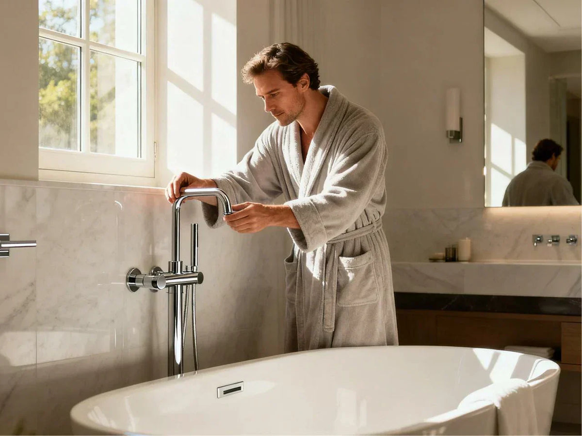 bathtub faucet height