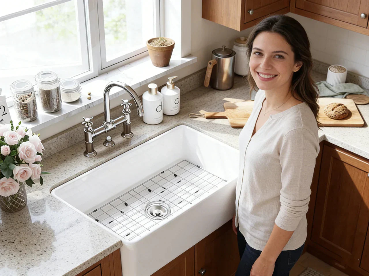 pros and cons of farmhouse sinks