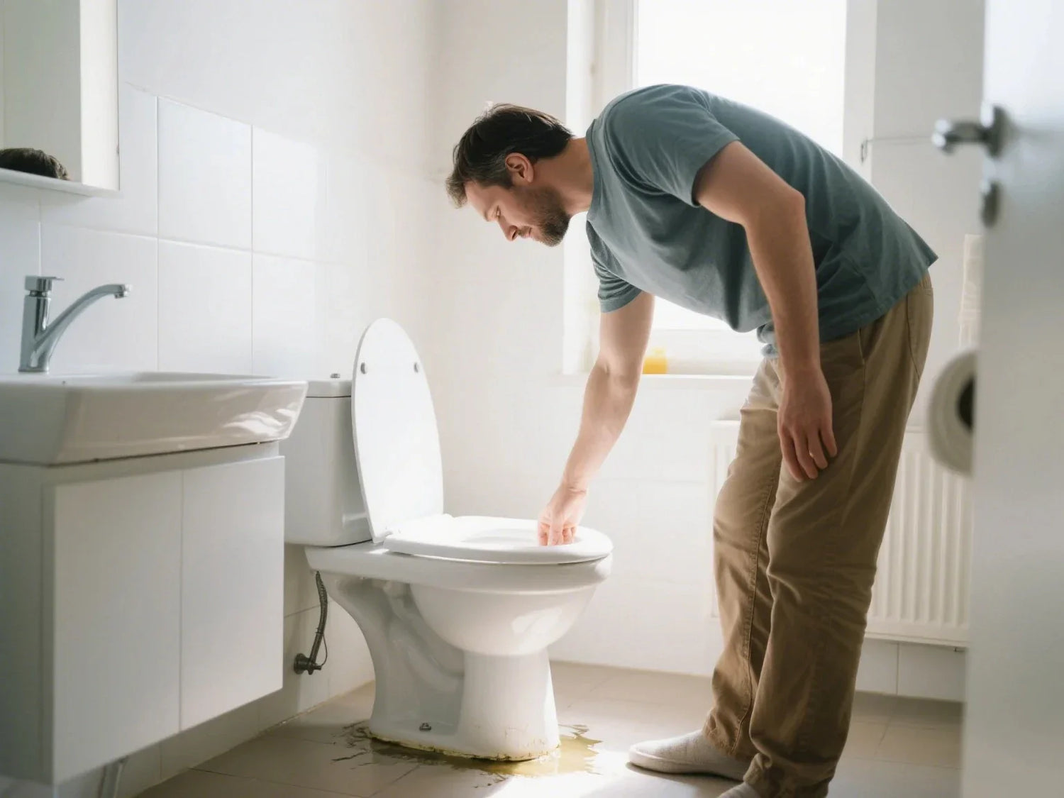 why is my toilet leaking from the bottom