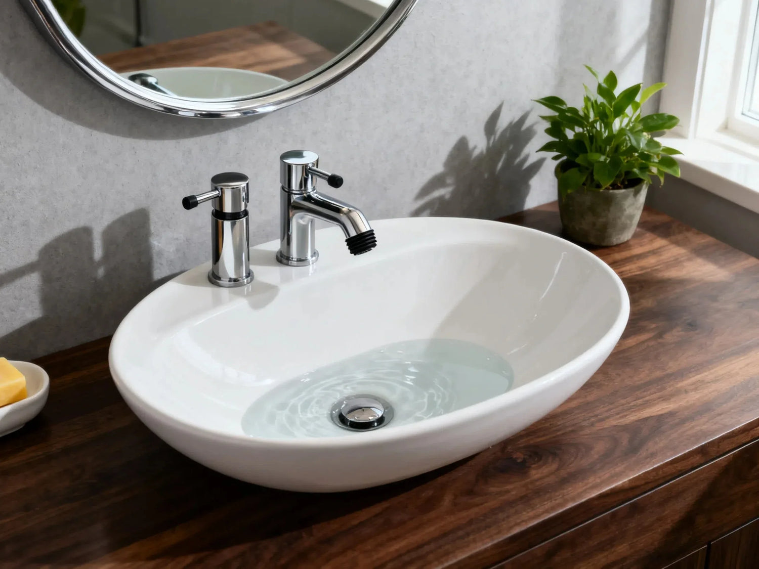 install bathroom sink