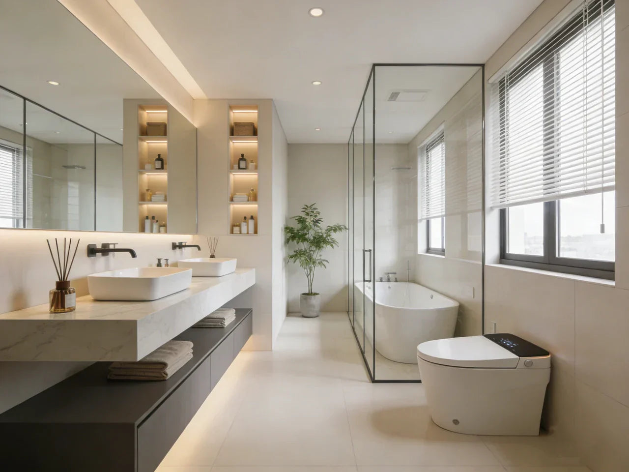 Adjustable bidet spray toilet