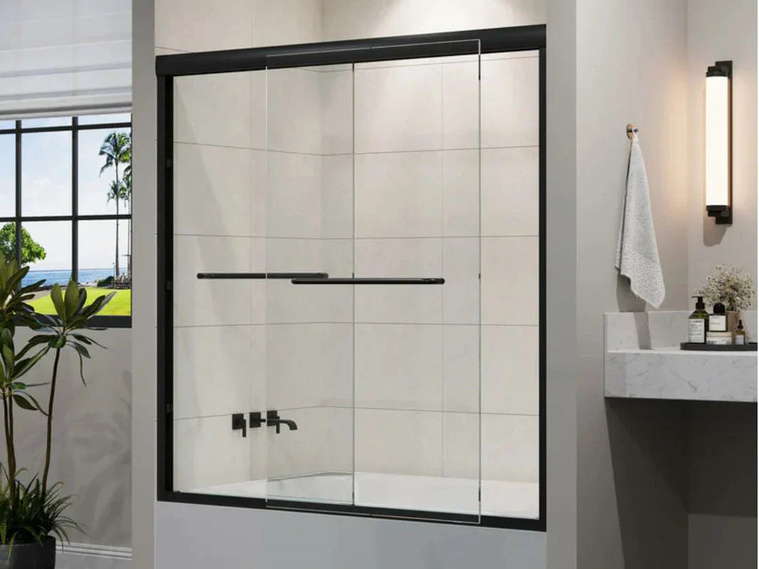 Tub Shower Door Guide: Glass Bathtub Doors That Slide &Shine Tub Shower Door Guide: Glass Bathtub Doors That Slide &Shine