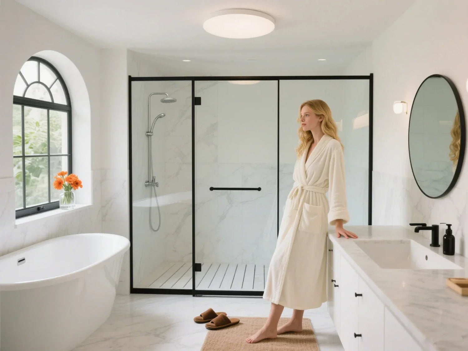 glass door for shower