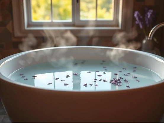 soaking bathtub