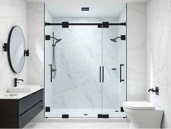 frameless shower door