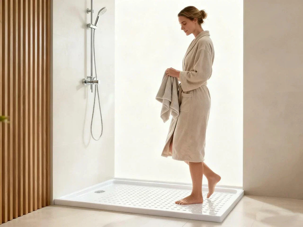 acrylic shower pan