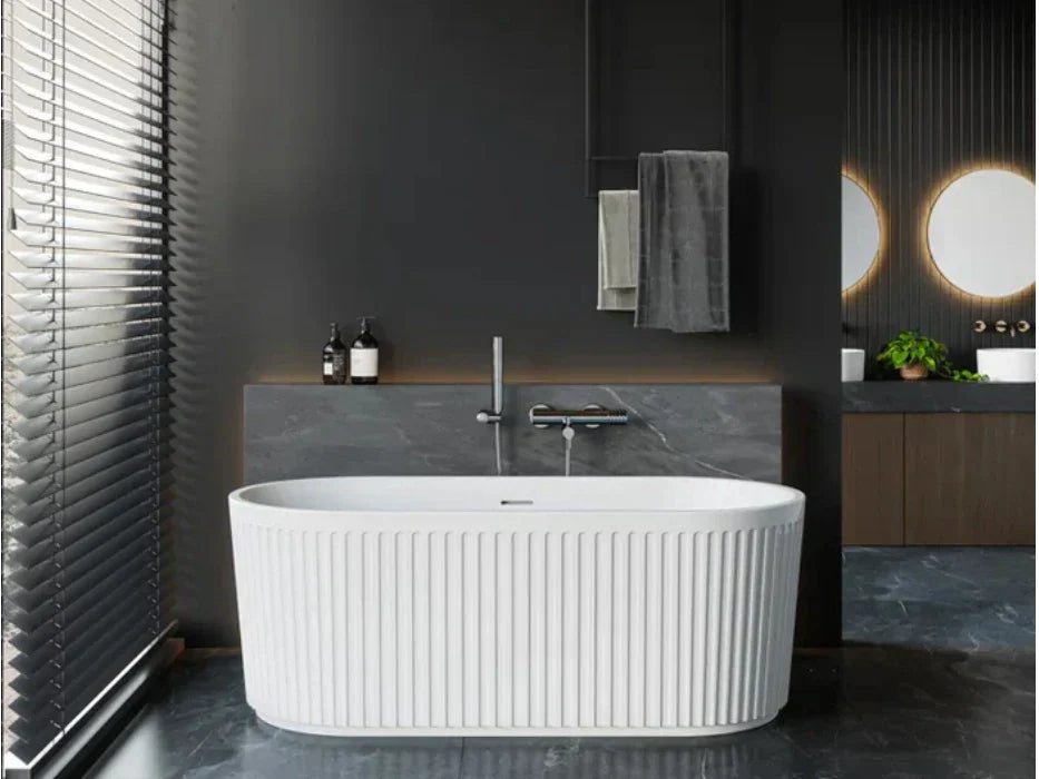 installing freestanding tub