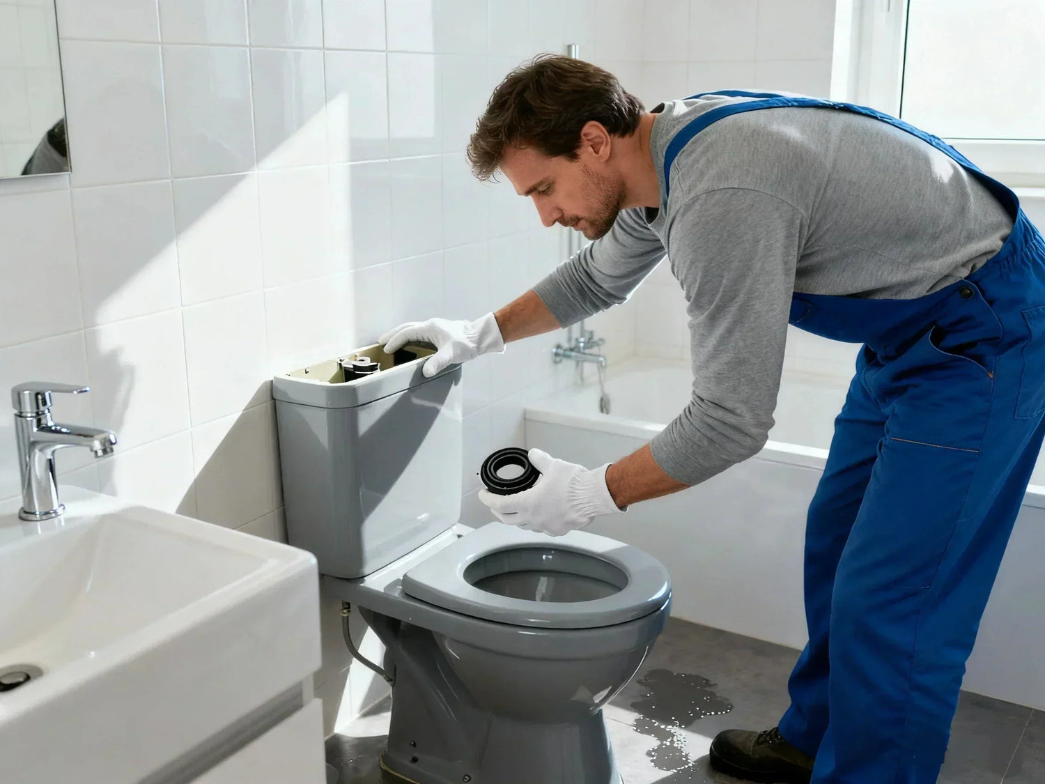 replace toilet flap