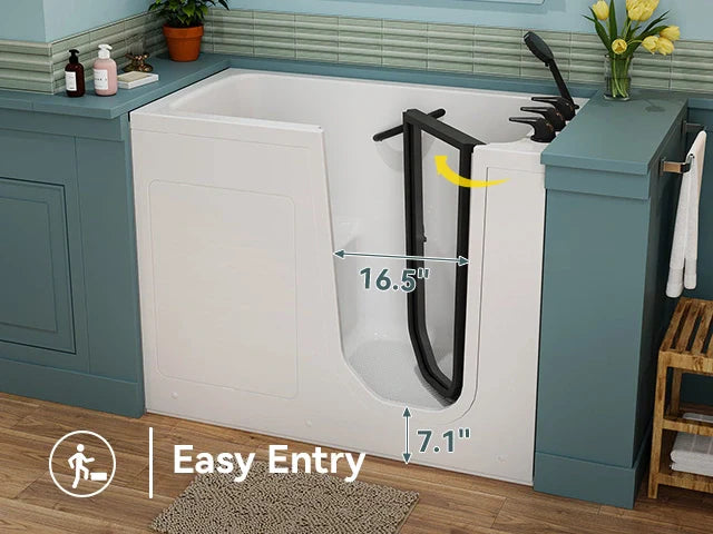 Walk-In Tub with Shower – ADA Compliant Senior Model WT52-L (Now 25% Off!)