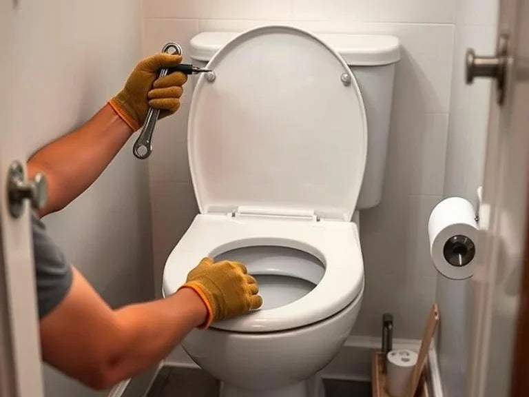 corner toilet