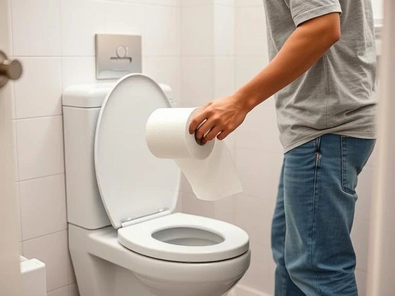 what did people use before toilet paper