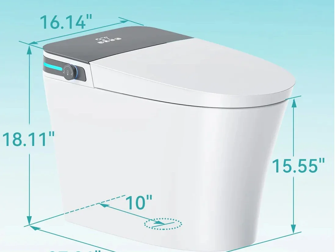 how wide is a toilet