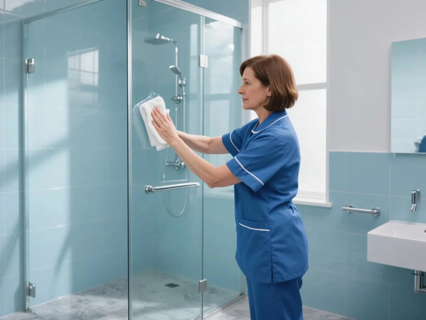 how to remove glass water spots