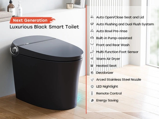 Bathroom Renovation: A Black Bidet Toilet Is Worth It!