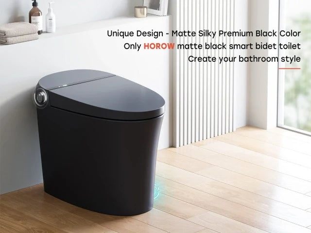 Black Smart Toilet: HOROW T36 – The Future of Bathroom Technology