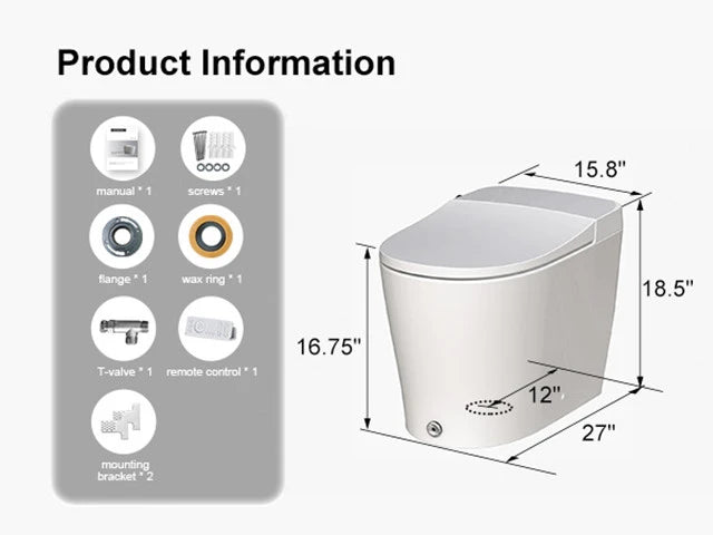 HOROW T05: A High-Tech Bidet Toilet Designed for a 12-Inch Rough-In