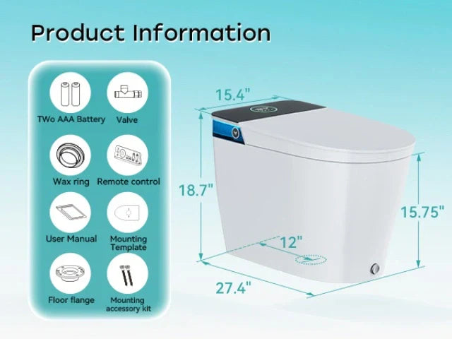 How to Set Up and Install Your HOROW T38 Smart Toilet at Home