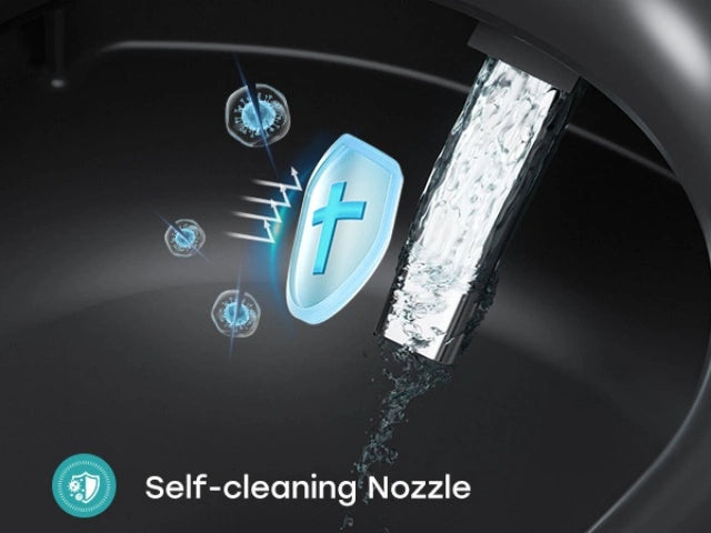 Low Water Pressure Solutions: Black Bidet Toilet with Booster Pump