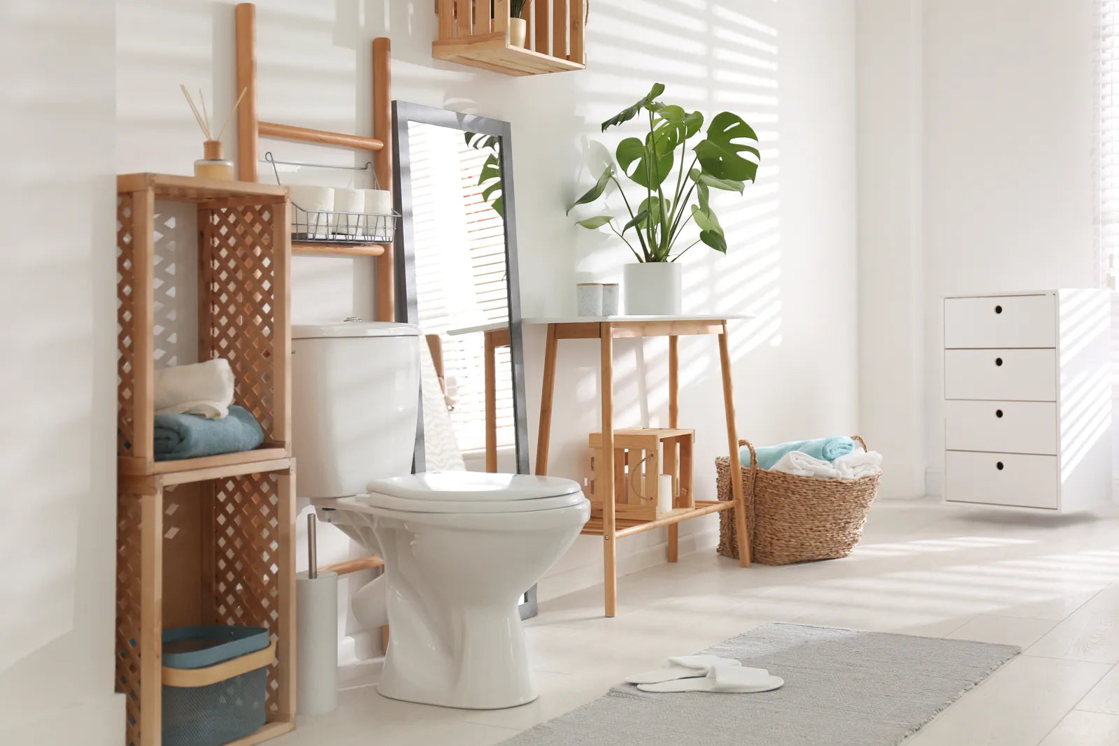 A durable and easy-to-clean toilet is the perfect fit for a busy family bathroom.