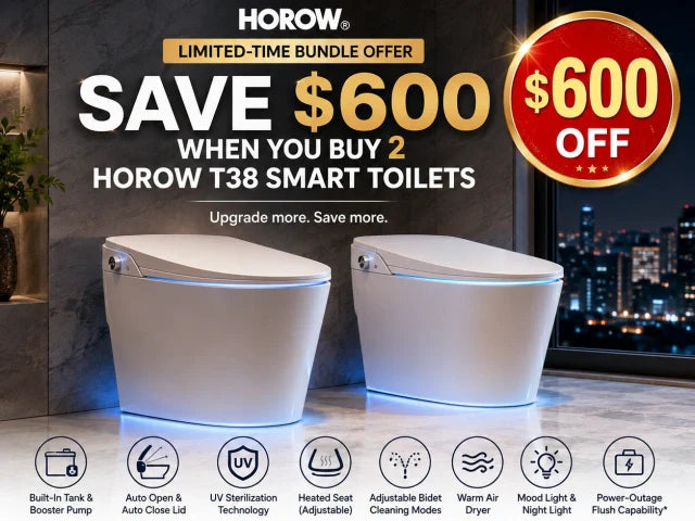 Father's Day Bathroom Renovation Sale: Save Big on HOROW T38 Smart Toilets