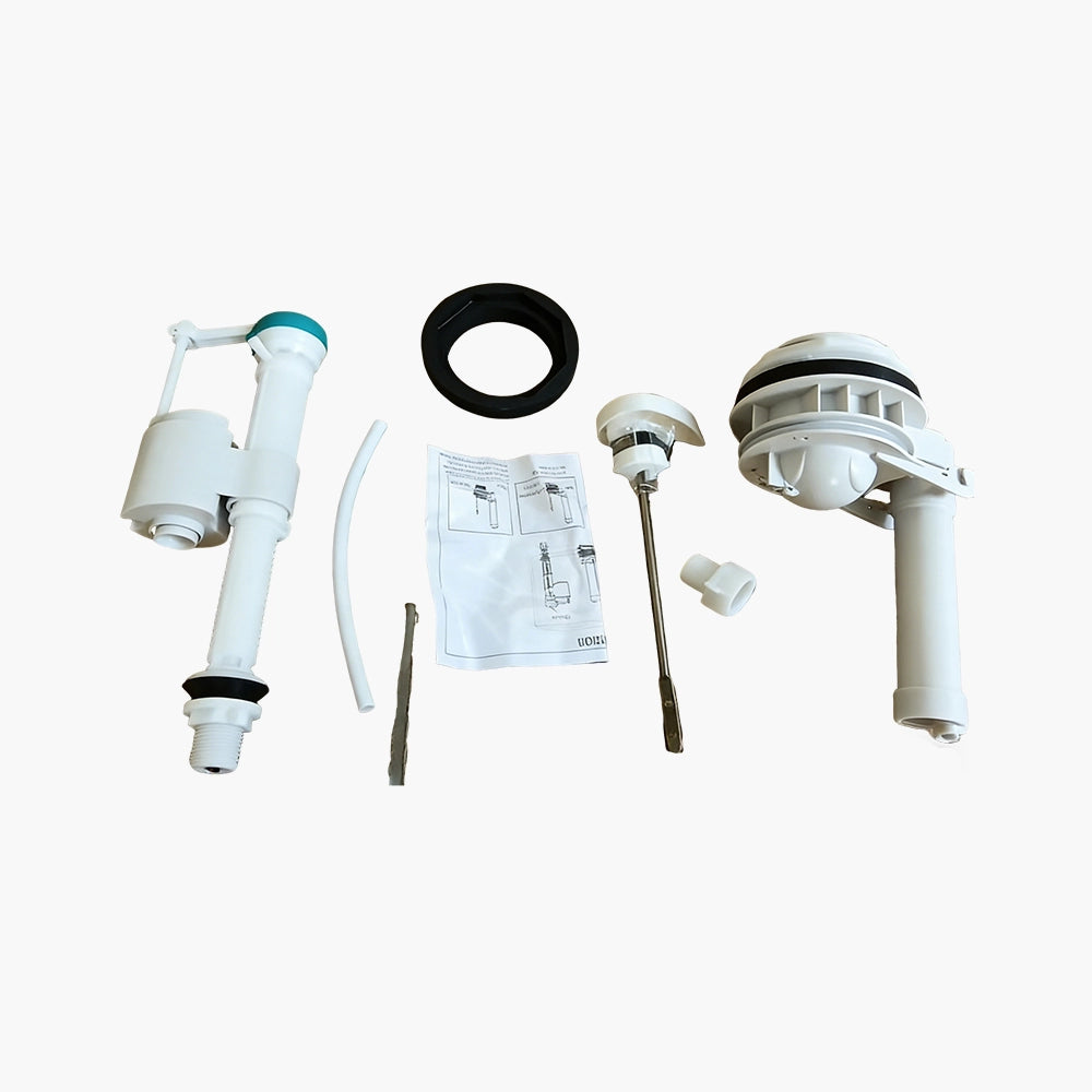 HOROW 01S-01-04 Toilet Tank with Flush Button & Flush Mechanism for HWTT-E03S