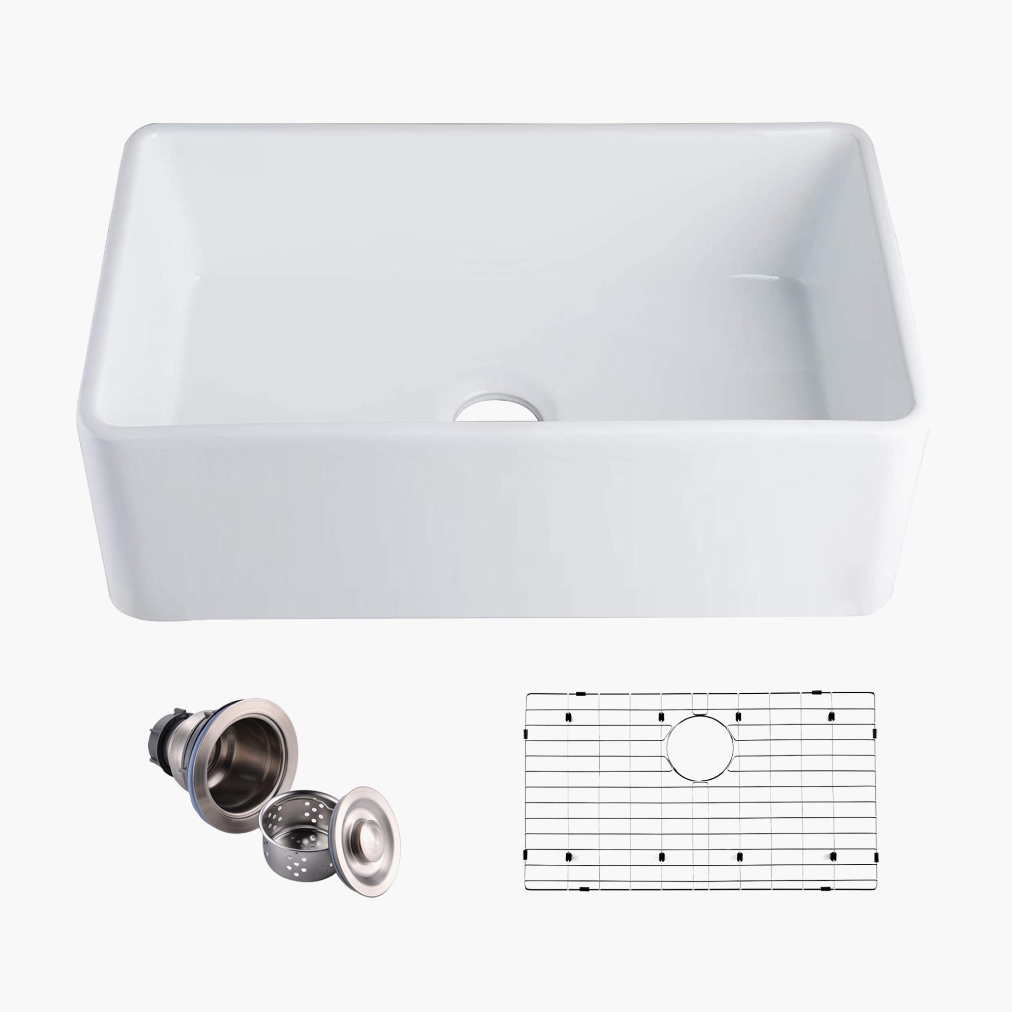 HOROW Farmhouse Sink With 30 Inch Single Basin Bowl Model HR-S0118W