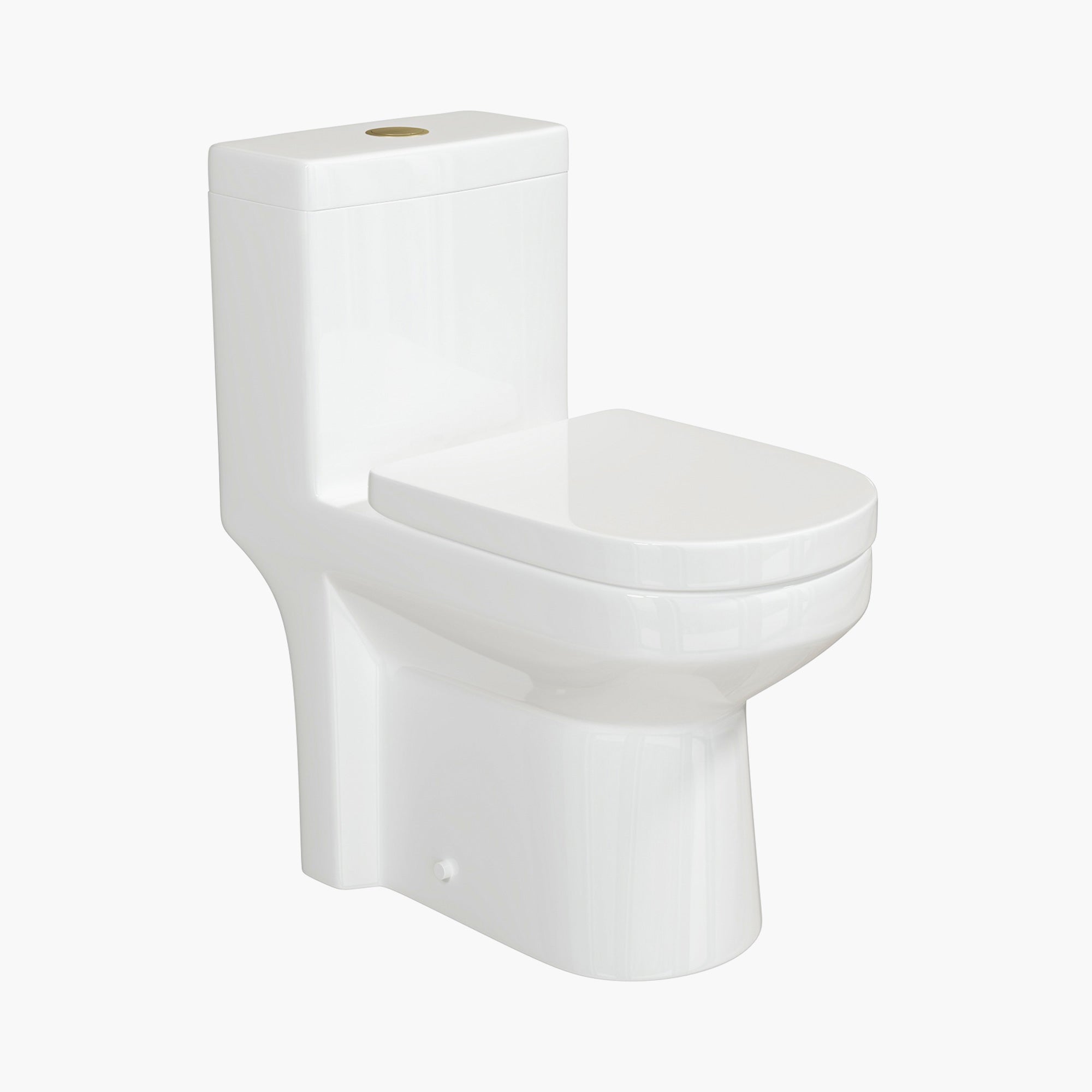 HOROW 12 Inch Toilet Bowl One Piece Floor Mounted Toilet Model 8733S-G