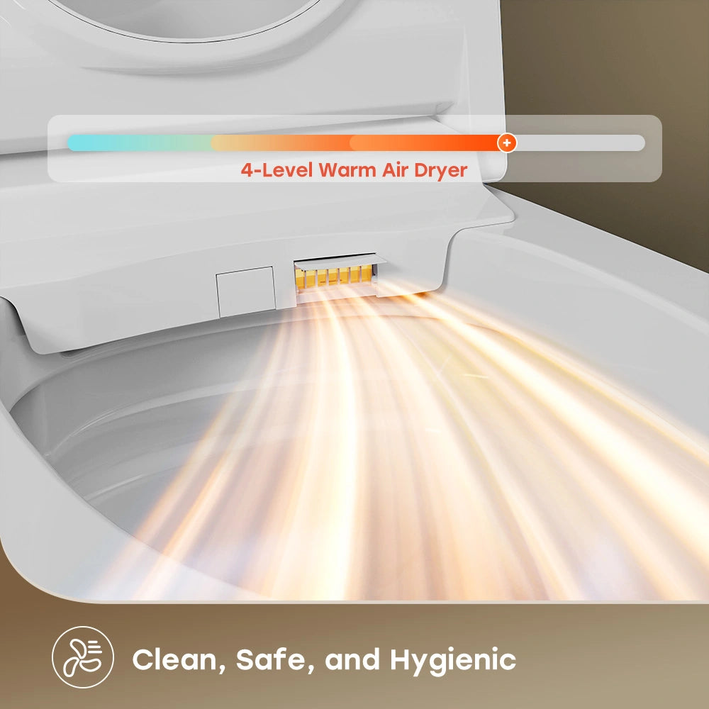 HOROW Smart Toilet with Integrated Bidet and Heated Seat T38-PL