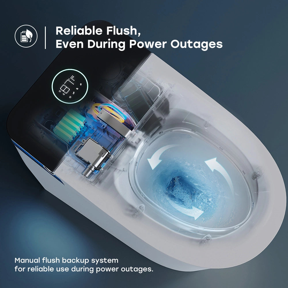 HOROW Smart Toilet with Integrated Bidet and Heated Seat T38-PL