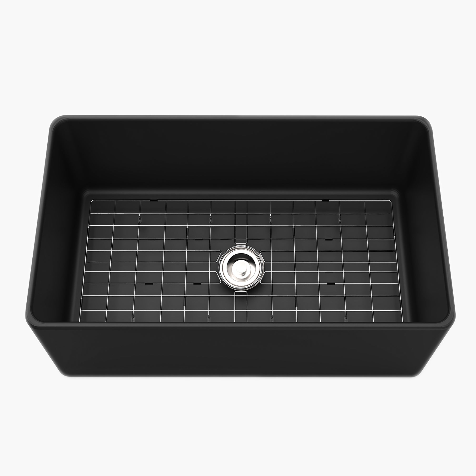 HOROW Best Black Farmhouse Sink Apron Single Bowl Model HR-S3018B