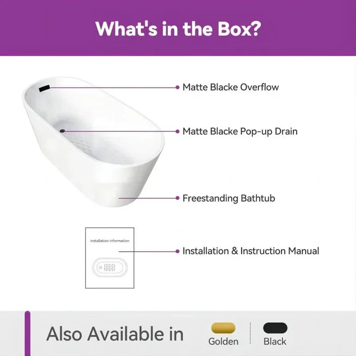 Acrylic bathtubs