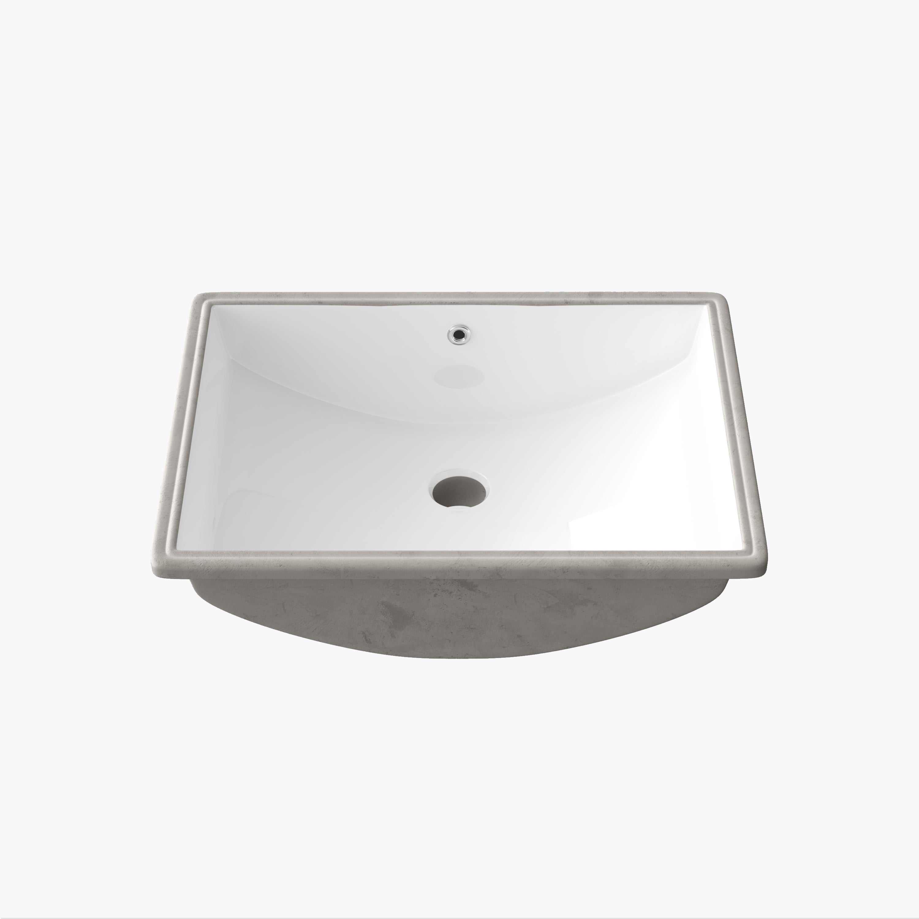 HOROW 22 Inch Undermount Kitchen Sink Rectangular Undermount Bathroom Sink Model HWTP-S5540D