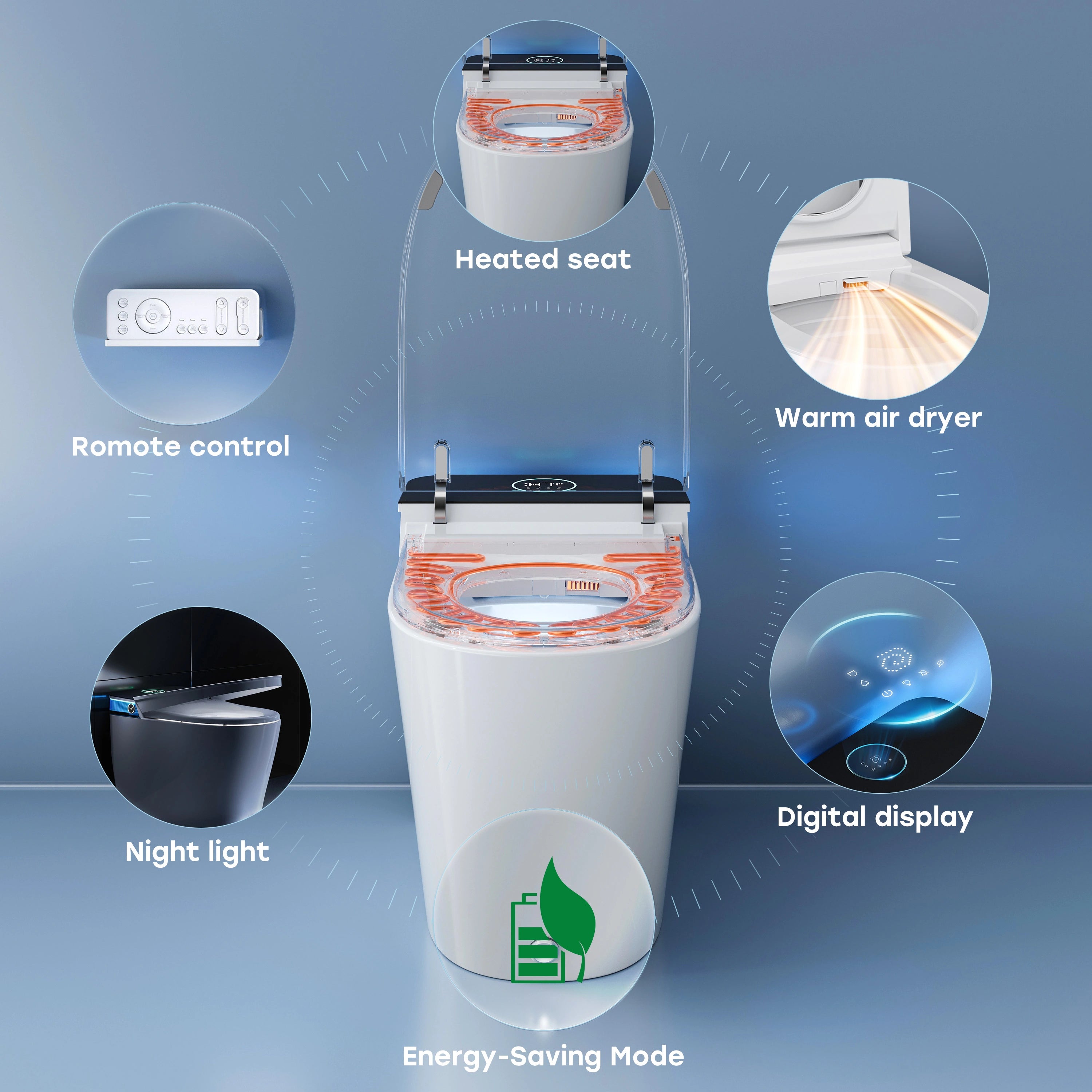 HOROW T38P Smart Toilet: Advanced Bathroom Hygiene with Modern Comfort