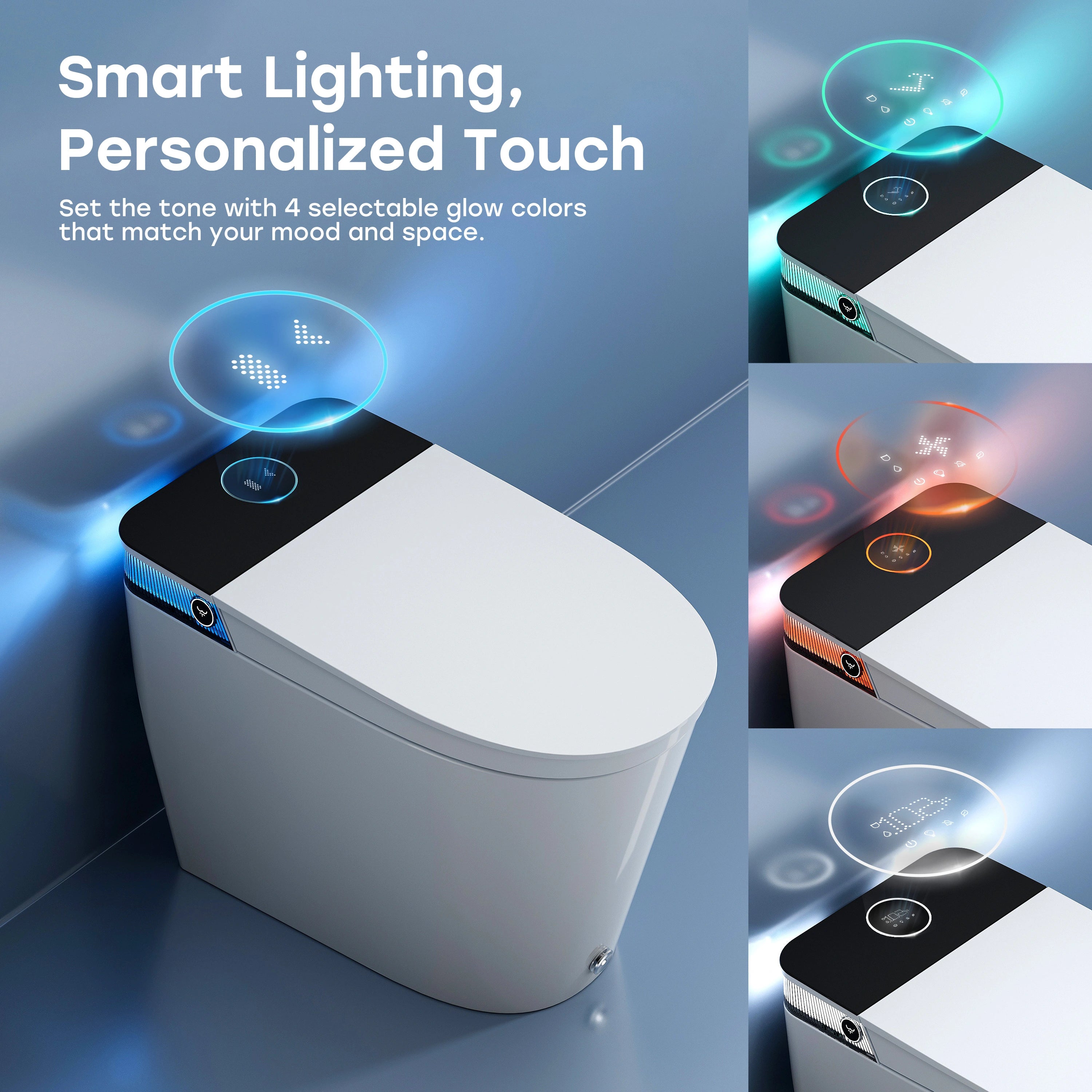 Smart Toilet with Flush Tank and ADA Compliance for 12 Inch Rough In Model T38P