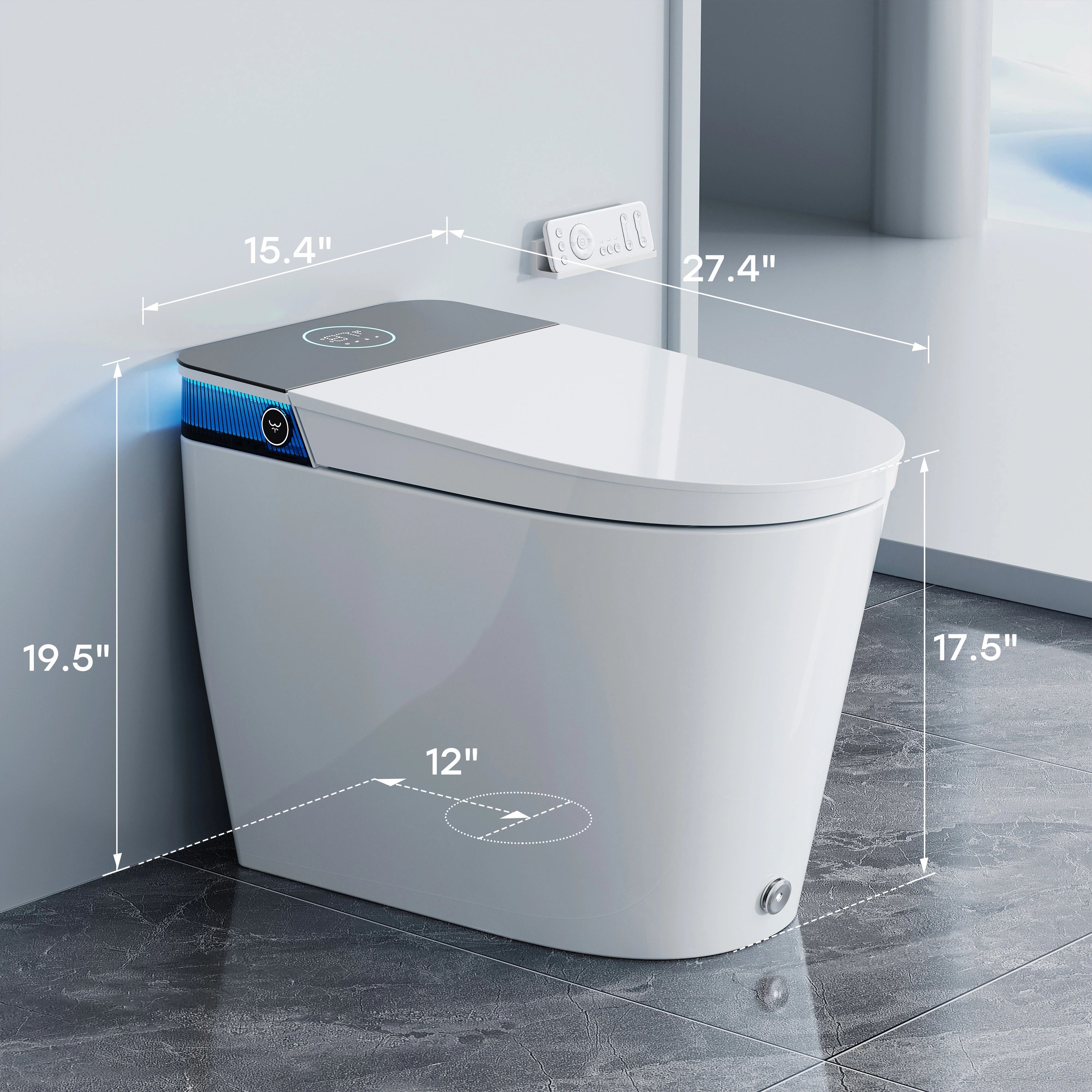 HOROW T38P Smart Toilet: Advanced Bathroom Hygiene with Modern Comfort