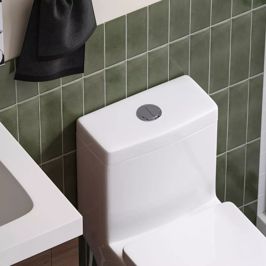 HOROW Compact Toilet For Small Bathroom Dual Flush Toilet Model 8733U