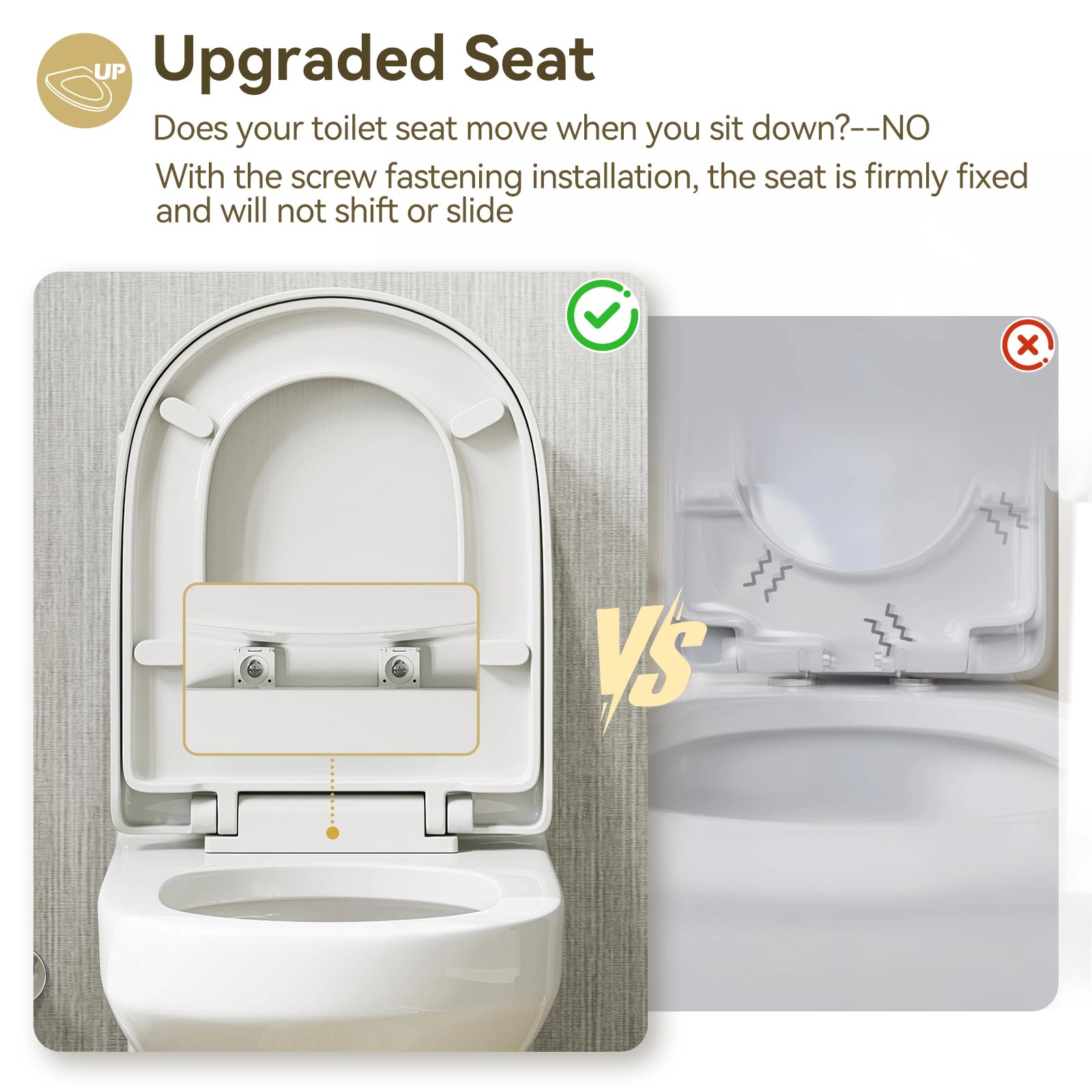 HOROW Small Toilet 1.28 GPF 10 Inch Rough In Toilet Model 8733-10