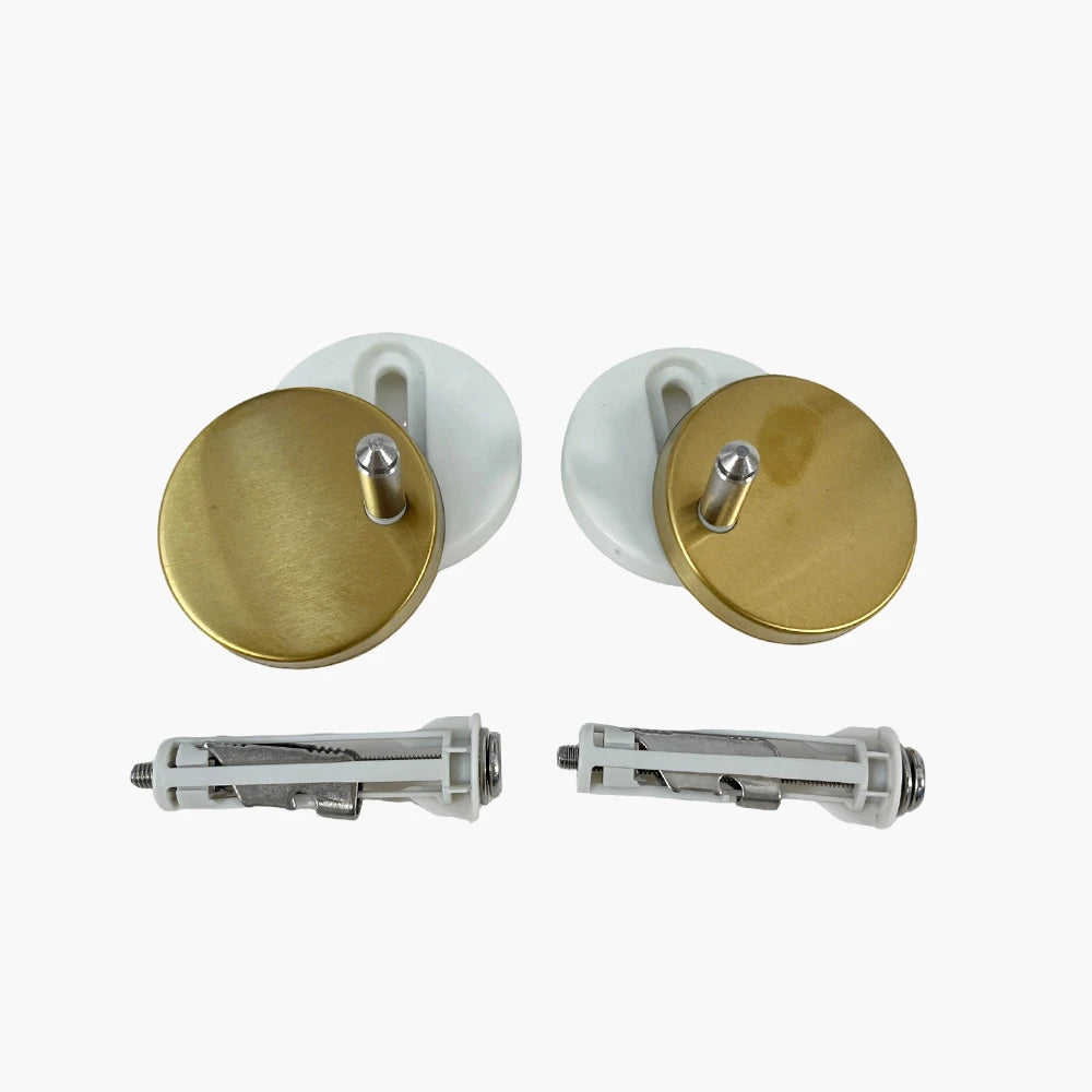 HOROW T0338G‑02‑02 Gold Toilet Seat Hinge Bolts for T0338WG Toilet