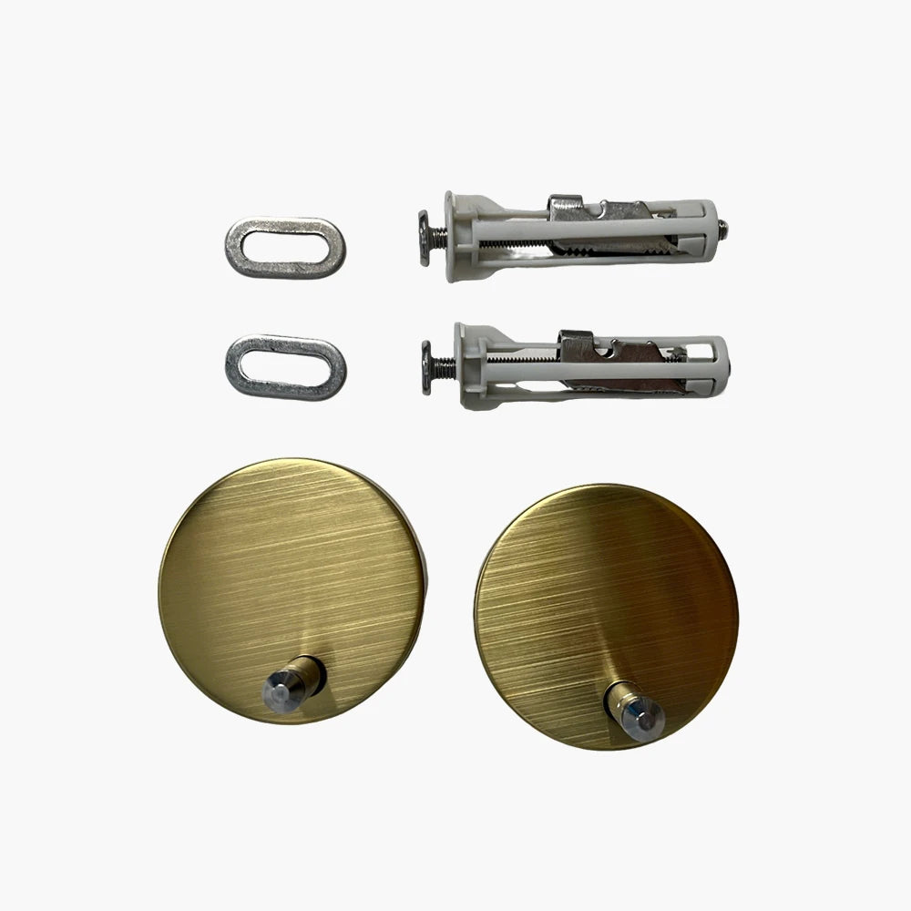 HOROW 8733G-02-02 Gold Toilet Seat Hinge Bolts for HWMT 8733 Series One-Piece Toilets