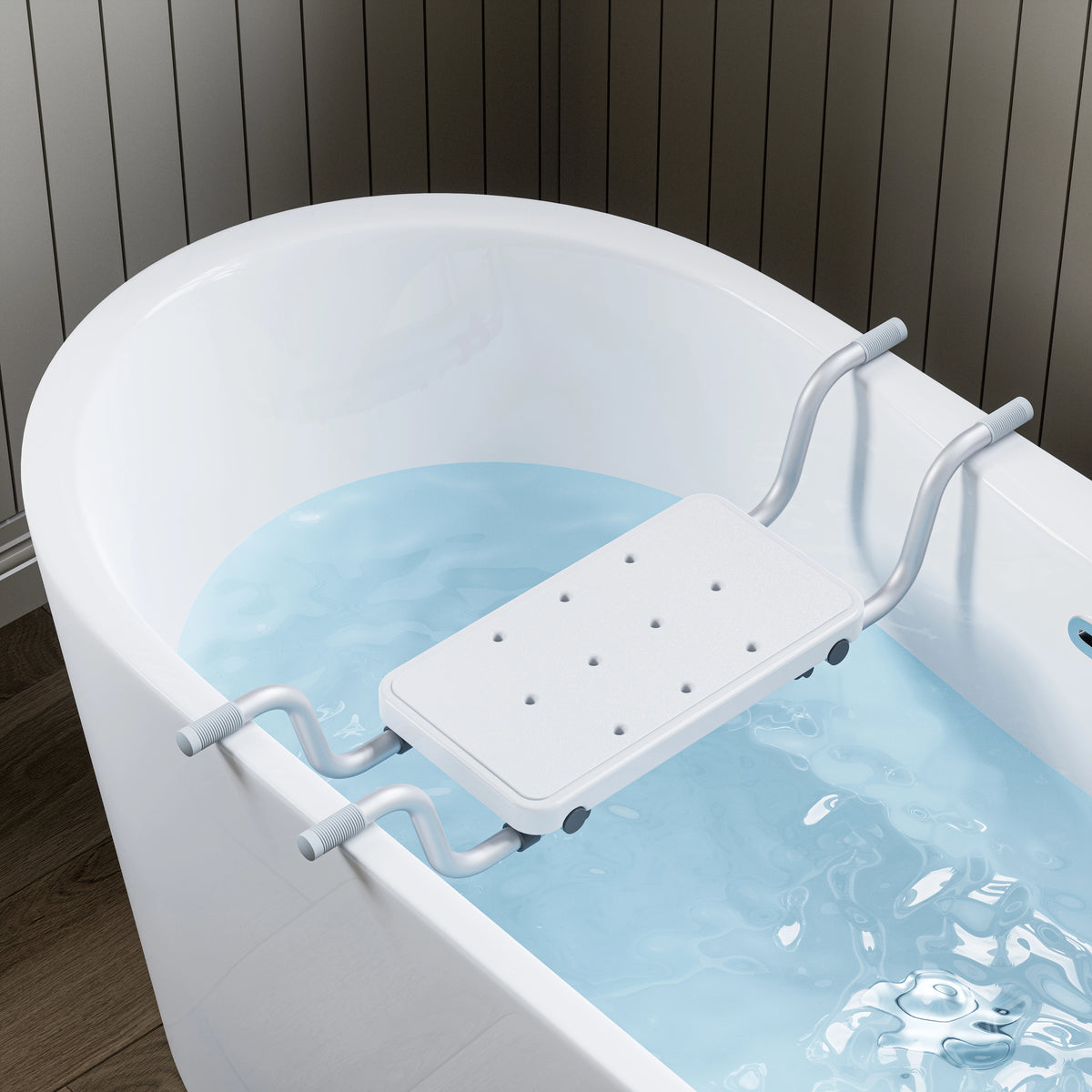 Bathtub Seat with Non-Slip Handles – Safe Bath Chair for Elderly