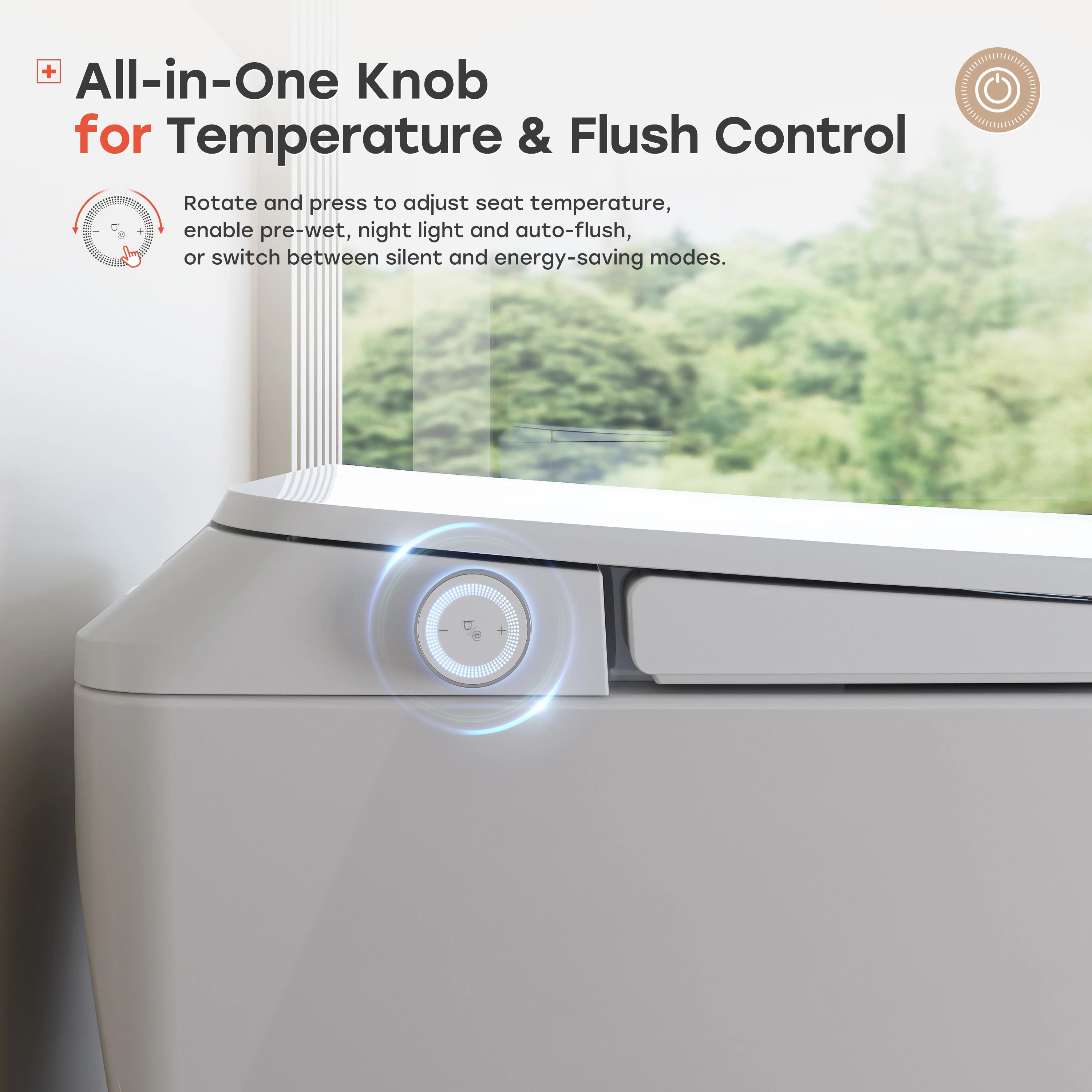 Smart Toilet with All Cover Lid and Power Outage Flush Model T32