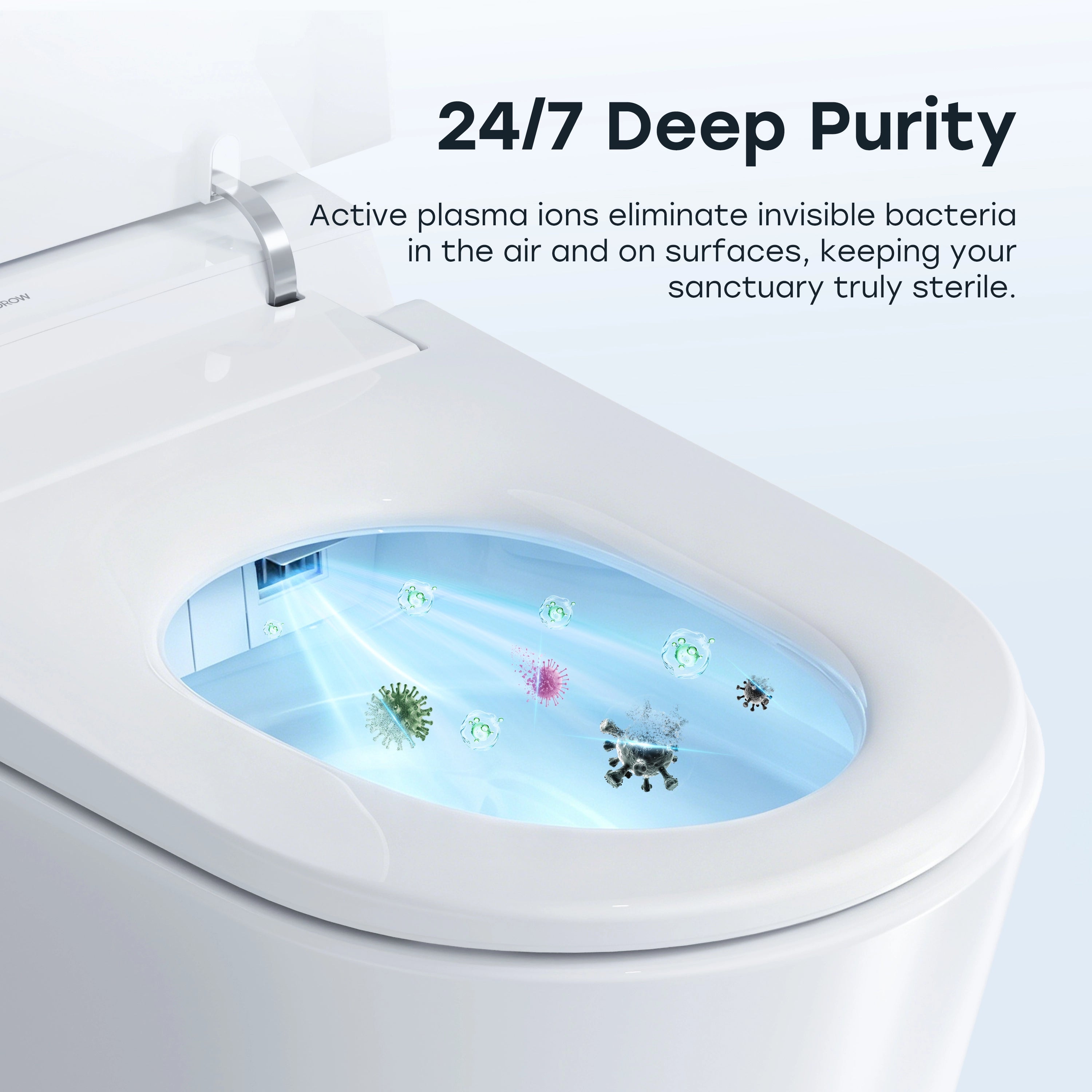 HOROW T39 Smart Toilet with Built-In Tank & Pump, ADA Dual Flush