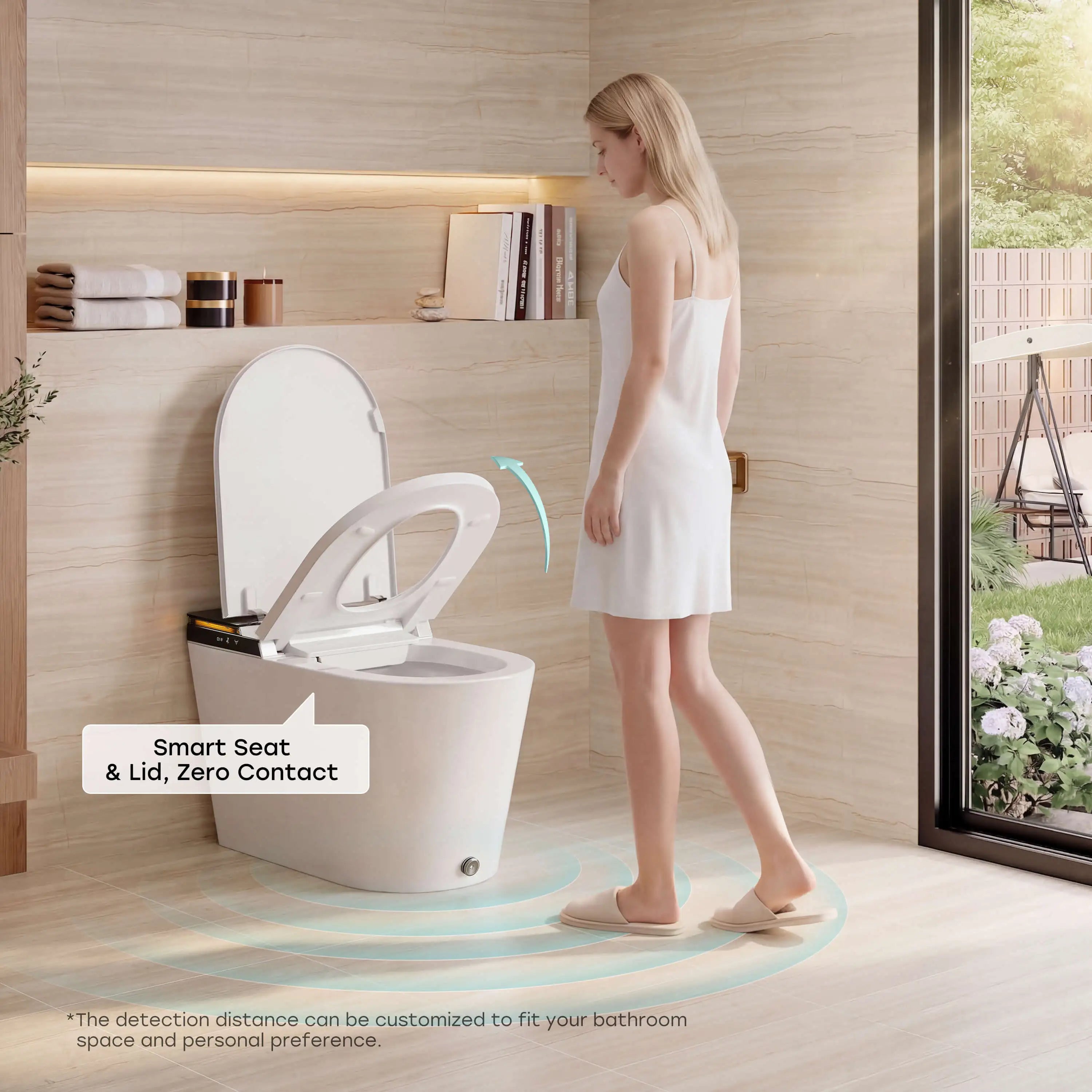 HOROW X70 Smart Toilet with Built-In Tank and Pump – Powerful Flush, Modern Comfort