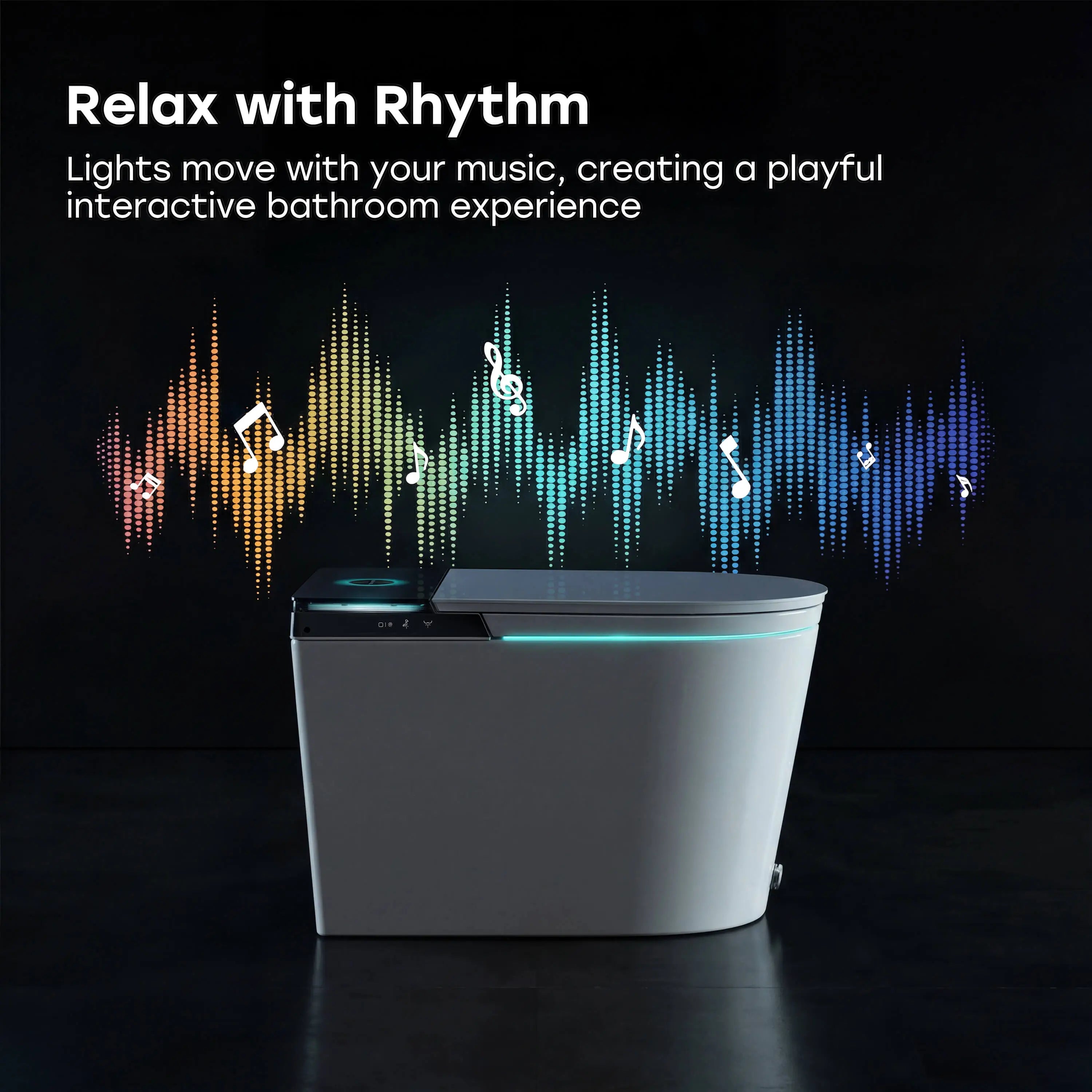 HOROW X70 Smart Toilet with Built-In Tank and Pump – Powerful Flush, Modern Comfort